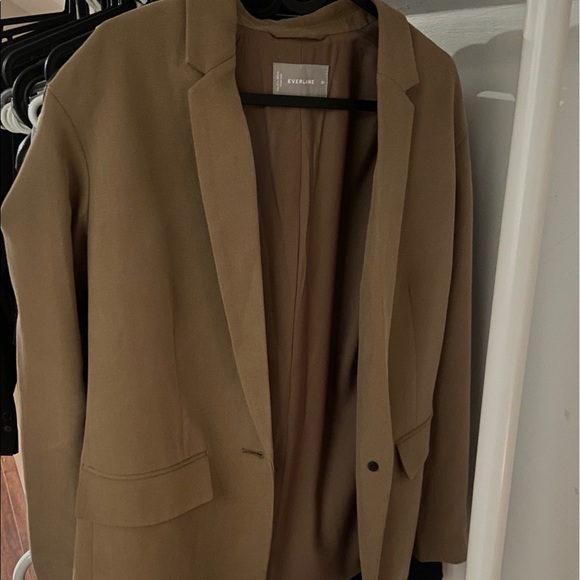 Everlane Easy Blazer in Toasted Coconut 00 - Picture 4 of 5